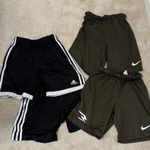 Adidas and Nike Kids Shorts size M 10-12